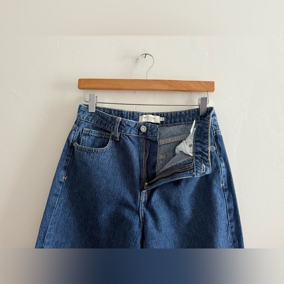 Lot 2 Hidden ‘NORI’ Size 25 High Waisted Wide Leg Jeans, Medium Wash, EUC - Picture 13 of 15